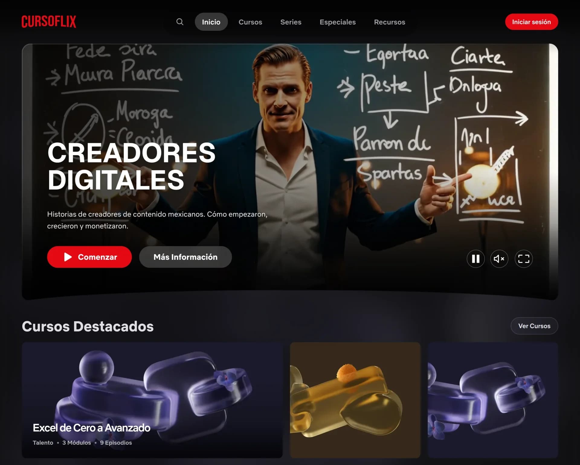 Plataforma Cursoflix